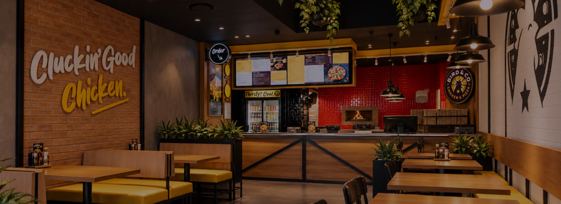 Inside a Bird & Co restaurant