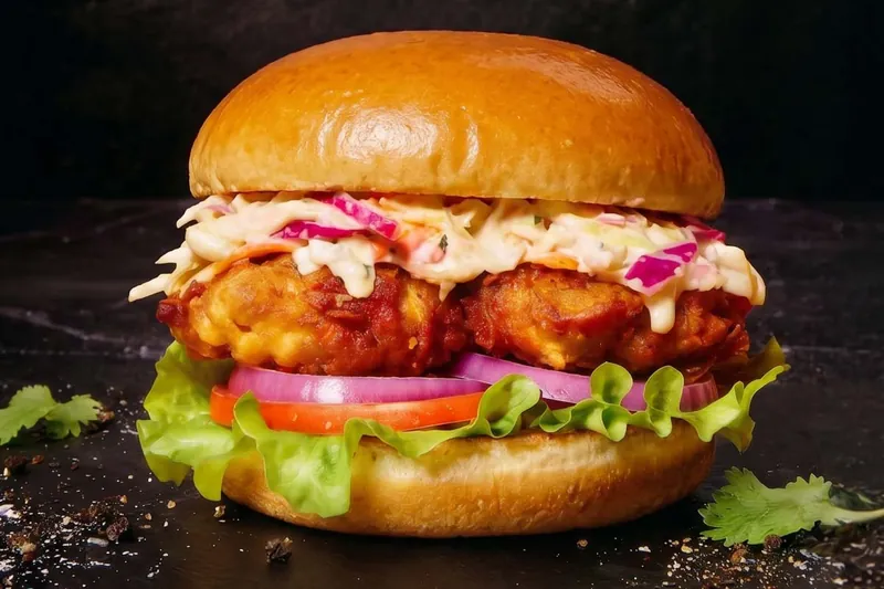 B&C's Battered Chicken Burger