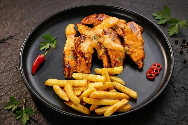Grilled Strips & Chips